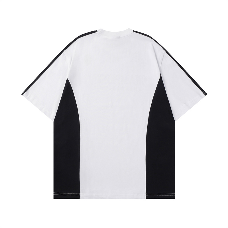 Maglietta casual in stile jersey a maniche corte Ames Xu Minghao, stile americano, per coppie_voghion.com