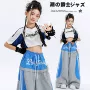 露脐夏季女童走秀演出服