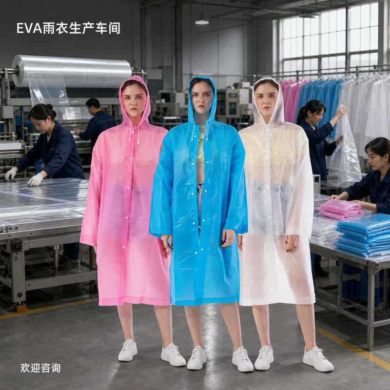 Factory direct open buckle adult disposable raincoat outdoor mountaineering portable PE poncho wholesale