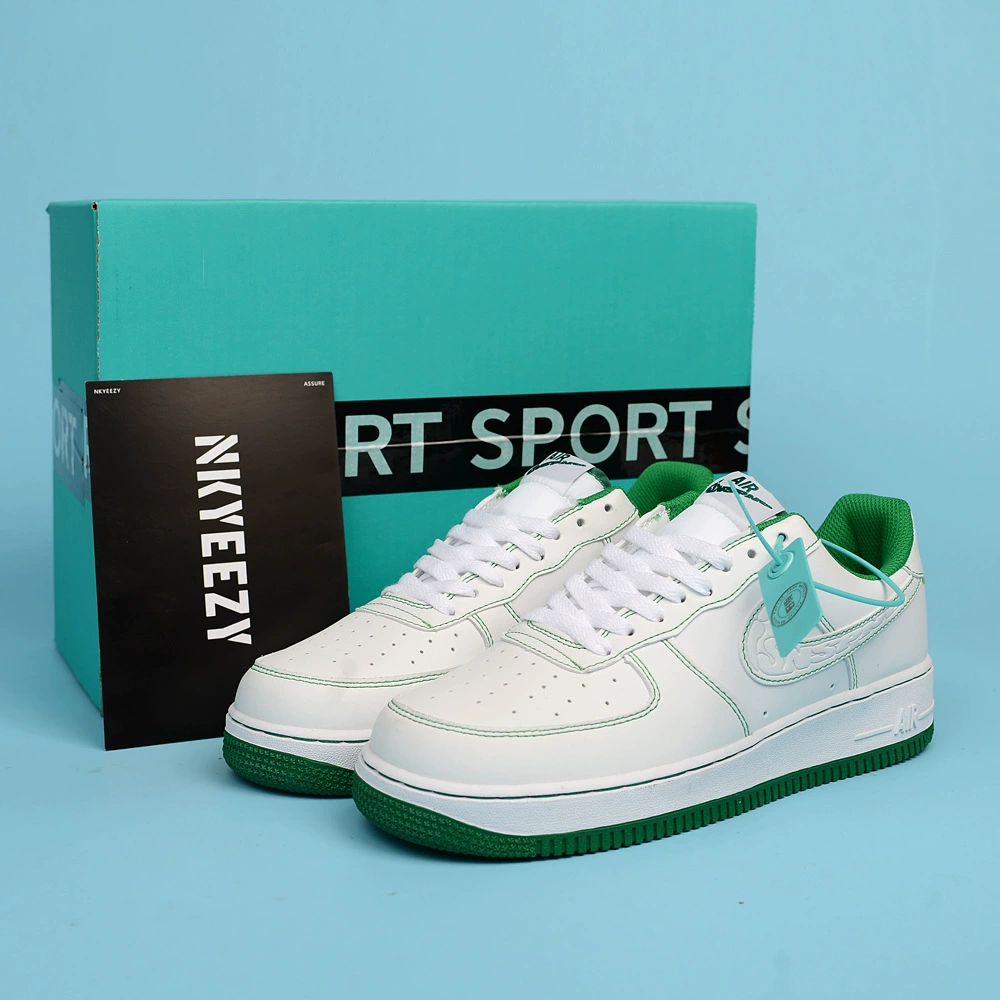 Обувь спортивная низкая для отдыха, белые (Air Jordan, Nike Air Force 1)