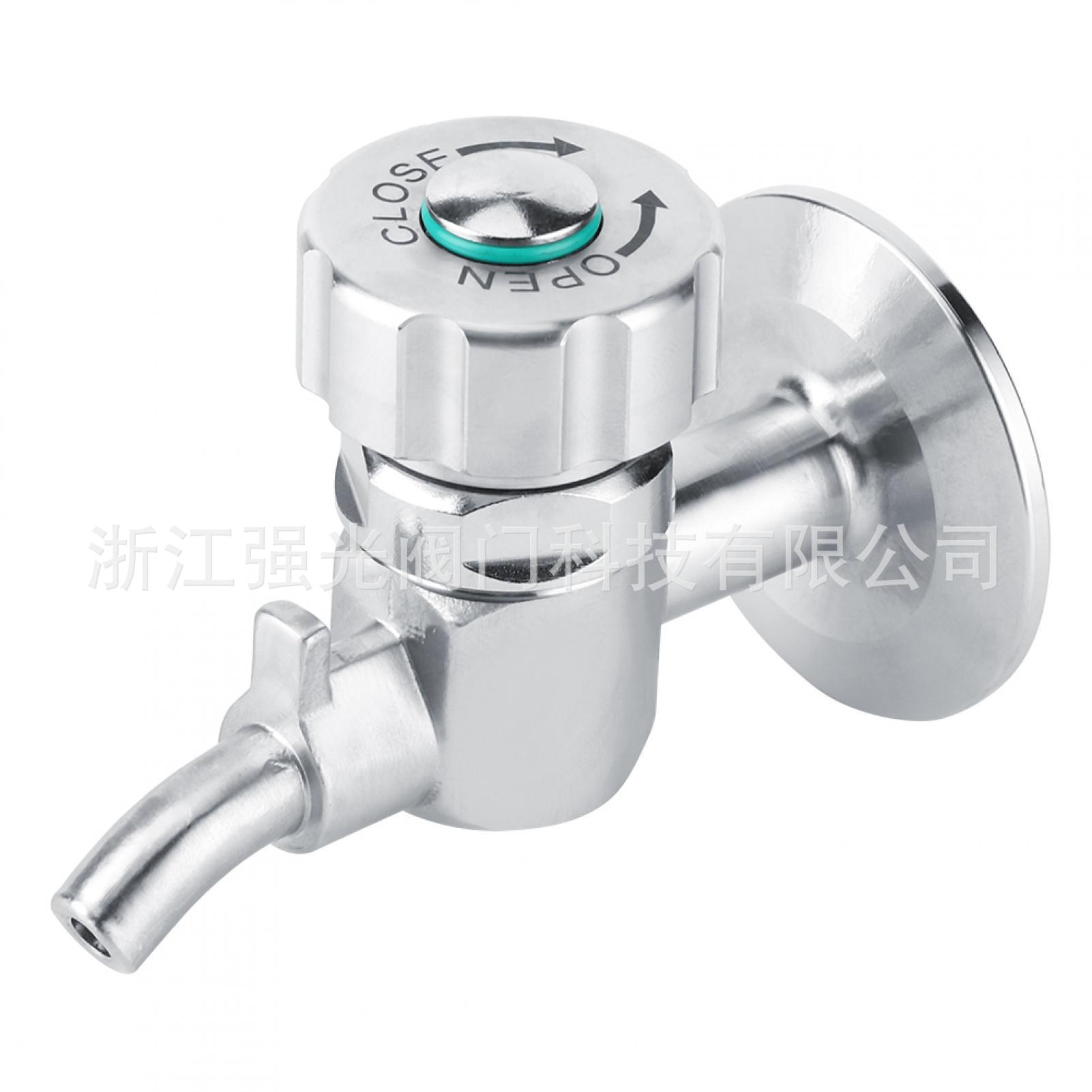 精酿啤酒发酵罐卫生级取样阀，316不锈钢啤酒取样阀，304 卡箍式