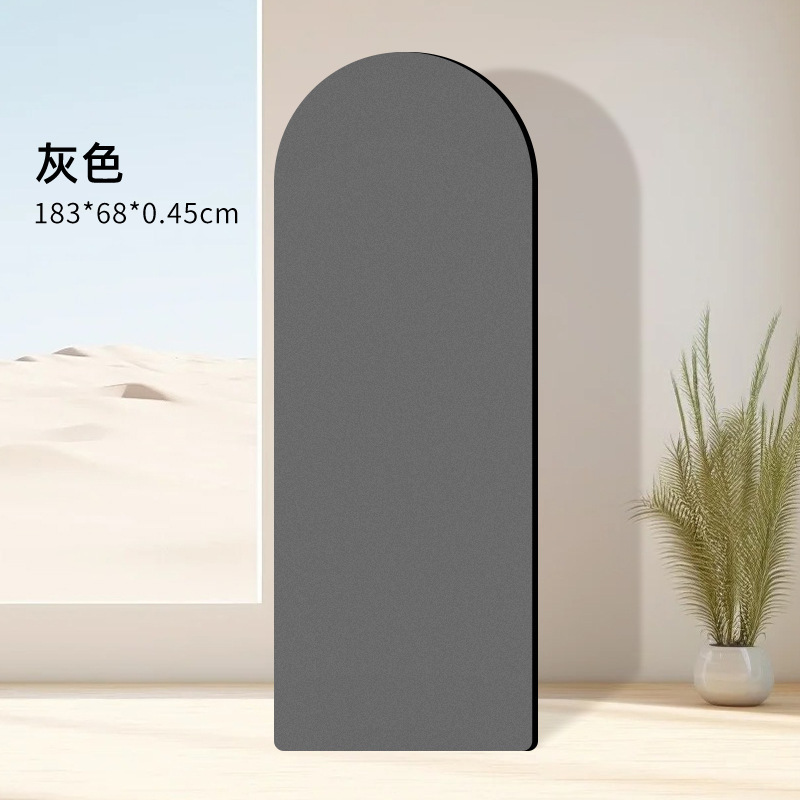 つや消し半円ヨガマット pu + ゴムヨガマット滑り止めグリップヨガマットアーチ型天然ゴムヨガマット|undefined