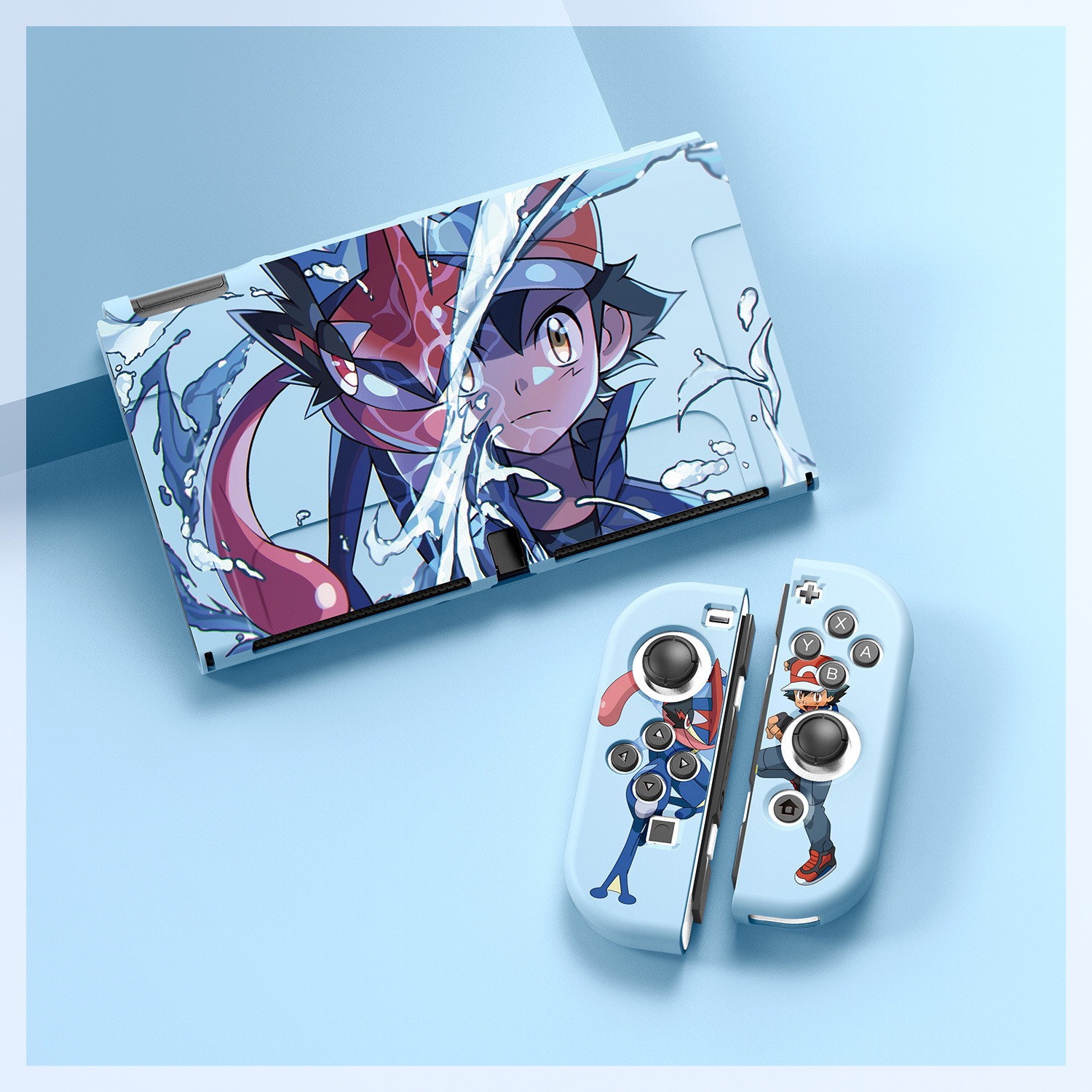 Monstruo naranja Nintendo switch oled cáscara suave tpu funda protectora de silicona dividida ns2 Pokémon