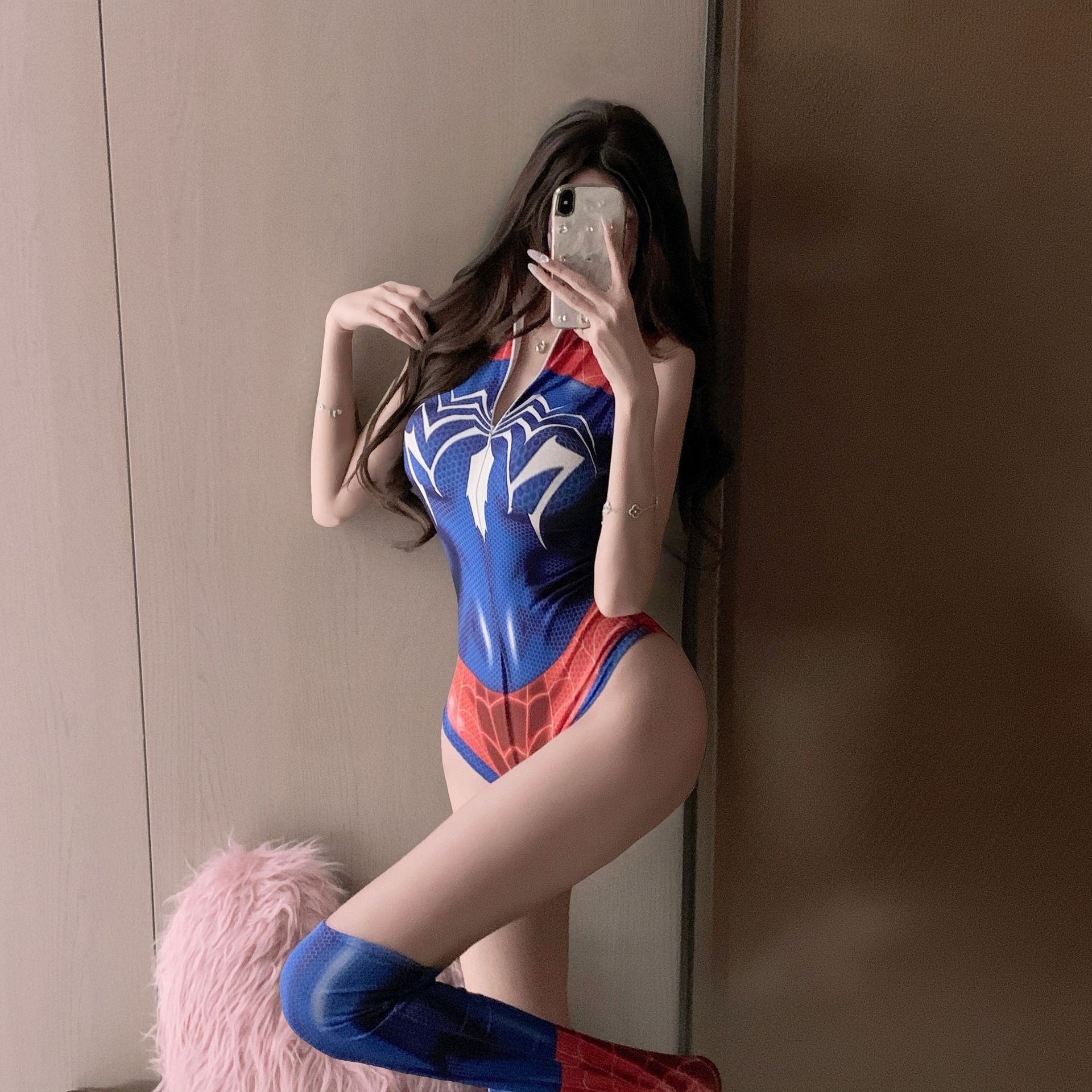 Костюм-боди Yishan Doll Love Clothes Человек-паук классический