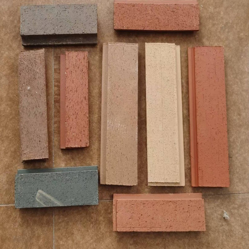 Various Dry-Hanging Corner Tiles for Dry-Hanging Exterior Wall Ceramic Tiles, Large-Sized Wall Decorative Clay Tiles