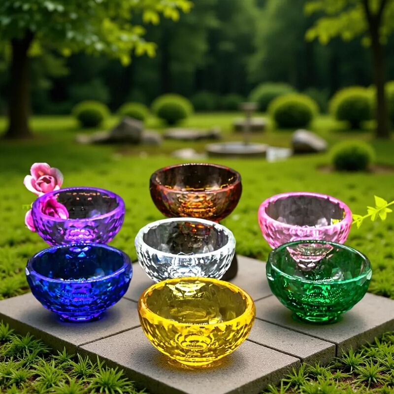 Manufacturer Wholesale Crystal Nail Art Cups, Mask Bowls, Home Decoration Crafts, Sacred Crystal Bowls, Wholesale White Crystal