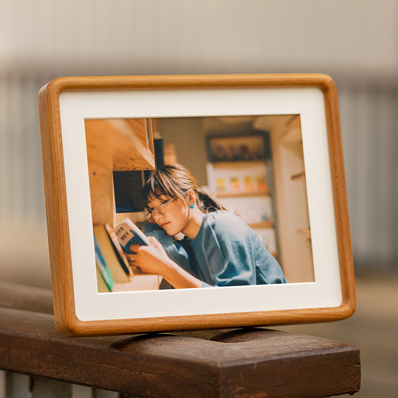 [factory clearance] simple and fresh 6 inch photo frame table 78 inch 10 horizontal frame A4 retro home decoration picture frame