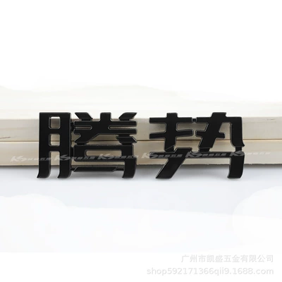 Tengshi D9N7N8 metal blackened Car logo