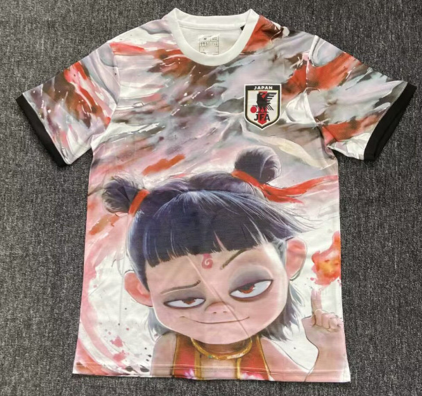 25-26 Nueva camiseta de anime de camiseta japonesa One Piece Samurai Sakura Dragon Ball Uniforme de fútbol transfronterizo de edición especial