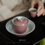 手工功夫手绘泡茶盖碗