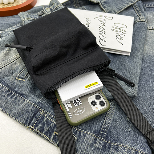 Foreign trade best-selling close-fitting halter passport bag rfid travel storage crossbody shoulder multi-functional document bag small hanging bag