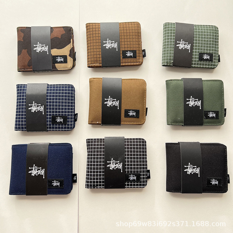 One-piece New Style LOGO Simple Two-fold Wallet Card Bag Xido Short Wallet One-piece New Style LOGO Simple Two-fold Wallet Card Bag Xido Short Wallet