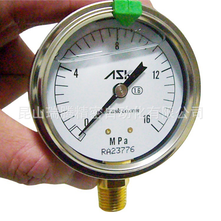OPG-AT-R1/4-60X16MPa日本ASK压力表充甘油耐震