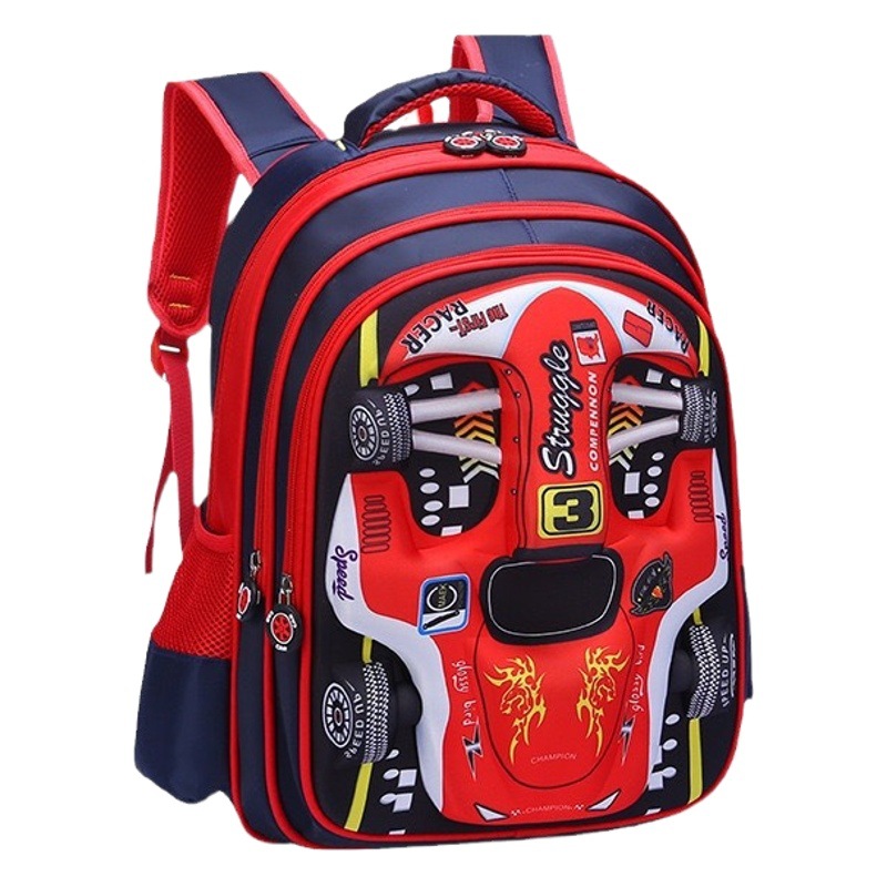 Nuevo estudiante de escuela primaria de dibujos animados mochila niños mochila niñas grado 1-6 transfronterizo 3D duro Shell mochila