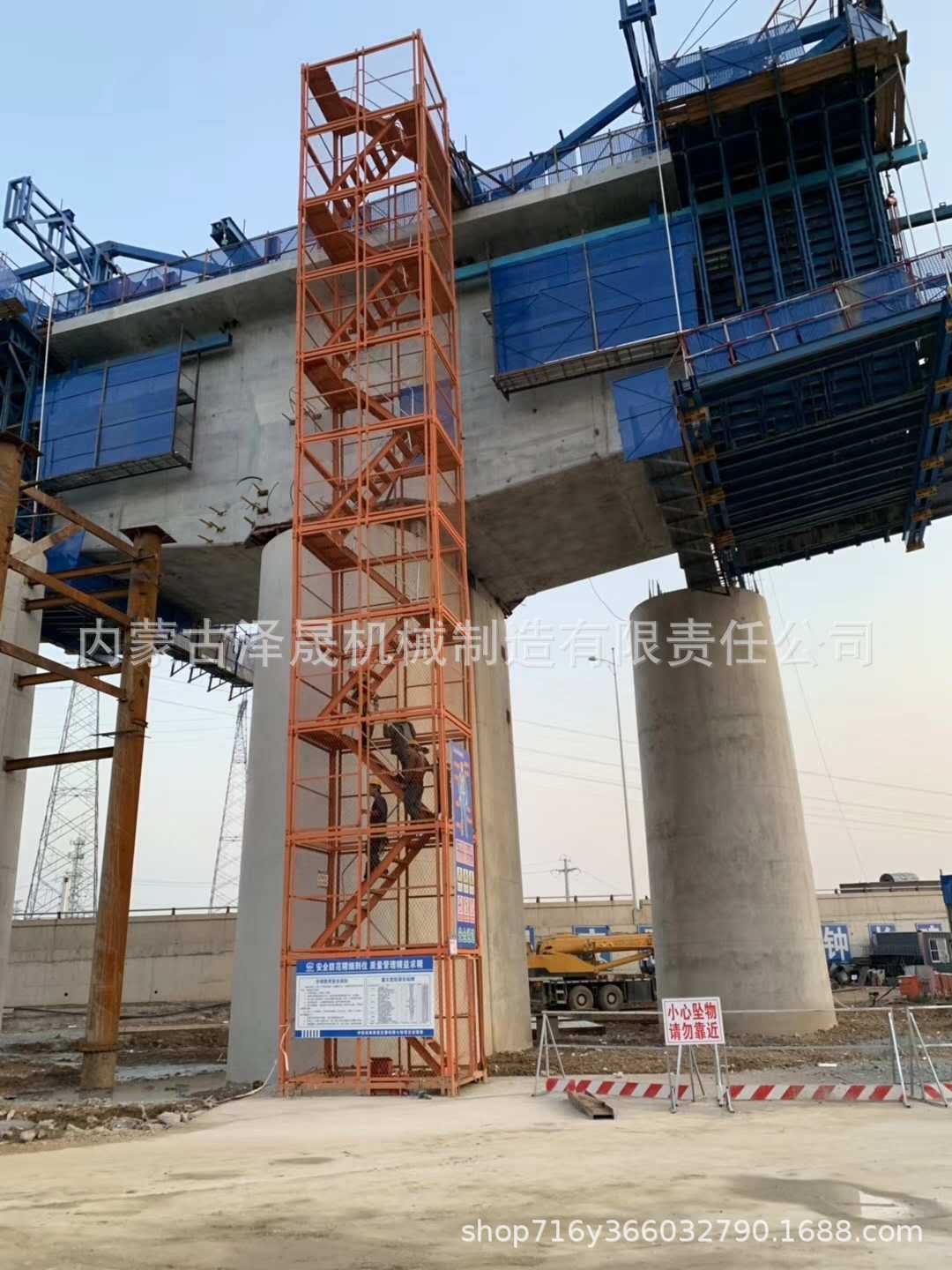 施工梯笼 安全耐用 中铁选择安全施工梯笼安全梯笼泽晟出品-阿里巴巴