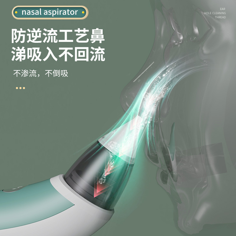 国境を越えた人気の電動鼻吸引器、赤ちゃん用鼻吸引器、鼻水、鼻くそ、鼻づまりの洗浄、逆流防止用鼻吸引器|undefined