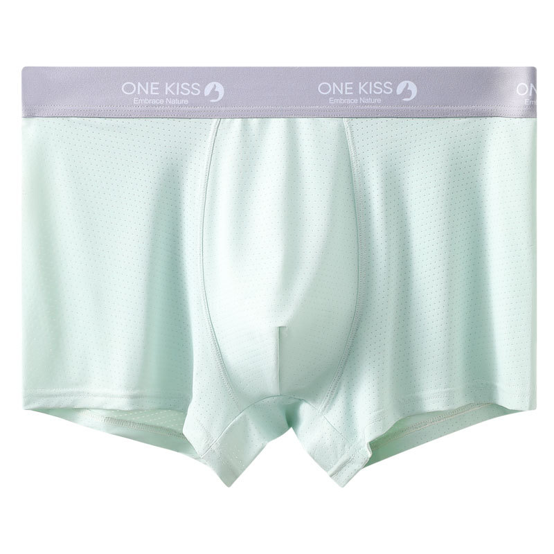 Ropa interior para hombres entrepierna antibacteriana transpirable pantalones deportivos delgados de verano pantalones bóxer de gran tamaño para niños