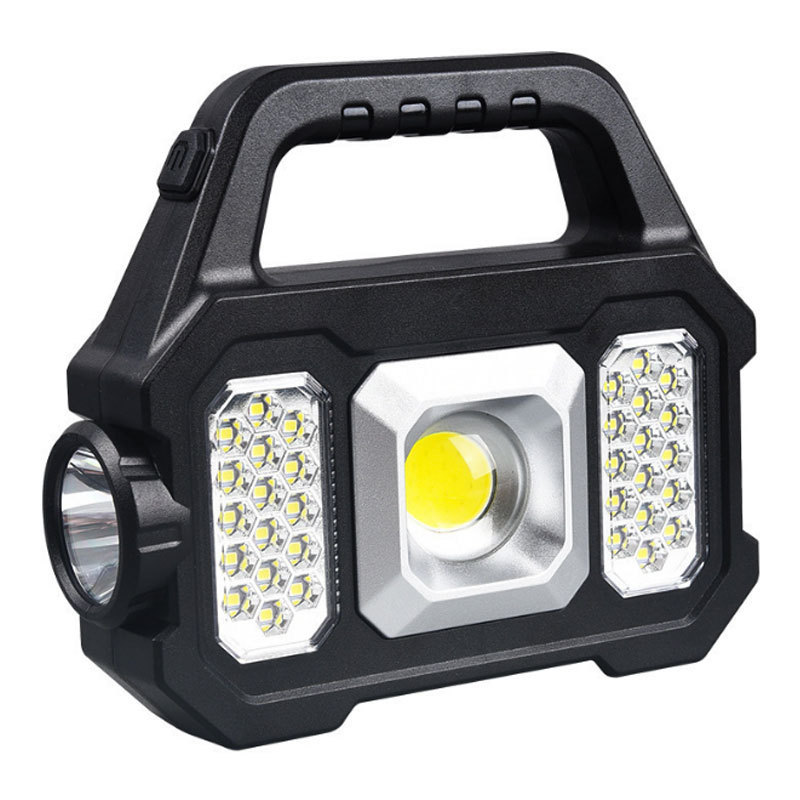 Reflector multifuncional transfronterizo emergencia LED luz solar al aire libre impermeable luz fuerte linterna COD lámpara portátil