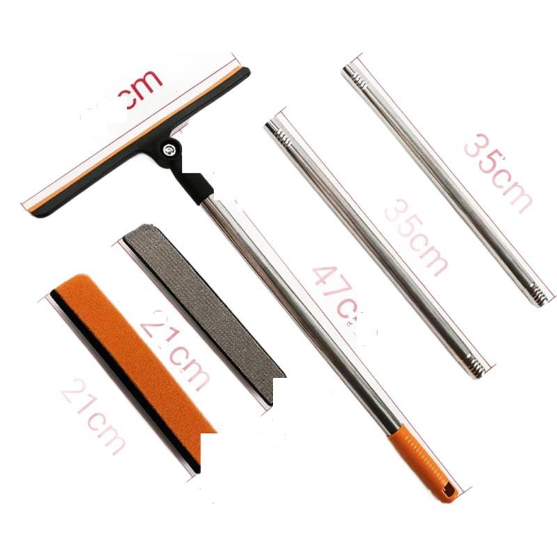 3 - en - 1 multifuncional limpiador de ventanas magia limpiador de vidrio 2024 nuevo limpiador de ventanas de pantalla doméstica limpieza raspador alargado barra telescópica