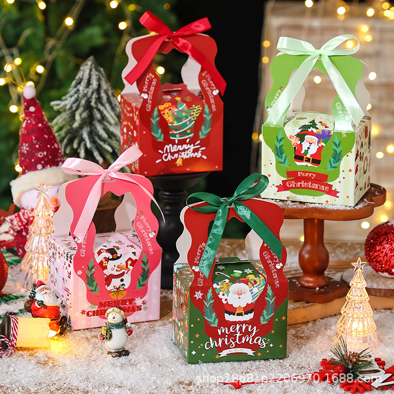 Christmas gift box, apple packaging box, Christmas Eve apple gift box, candy box, Christmas gift box, empty box, wholesale