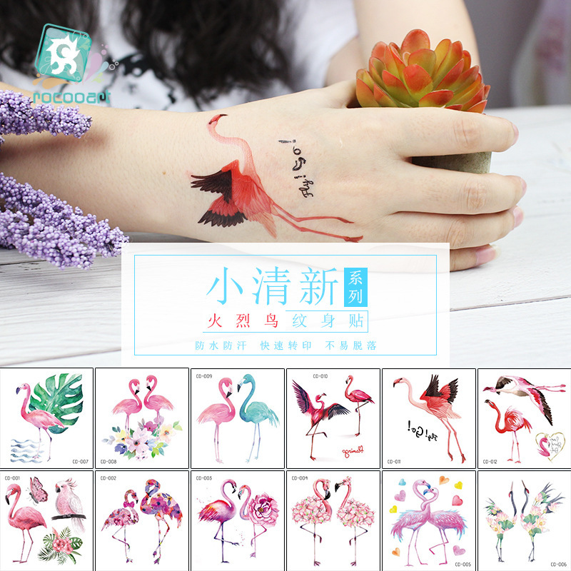 New Waterproof Face Tattoo Sticker Flamingo Children Tattoo Sticker Unicorn Sticker Temporary Tattoo Sticker