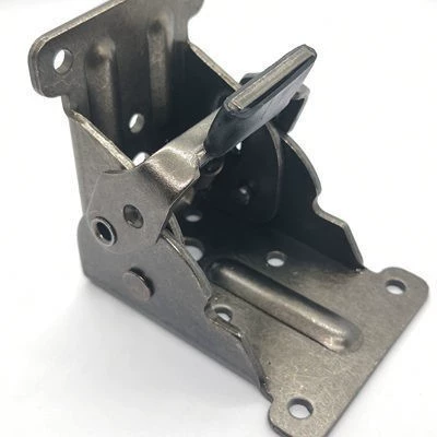Coffee Table Folding Hinge - Invisible Furniture Hardware, 90° Self-Locking, MingZhan
