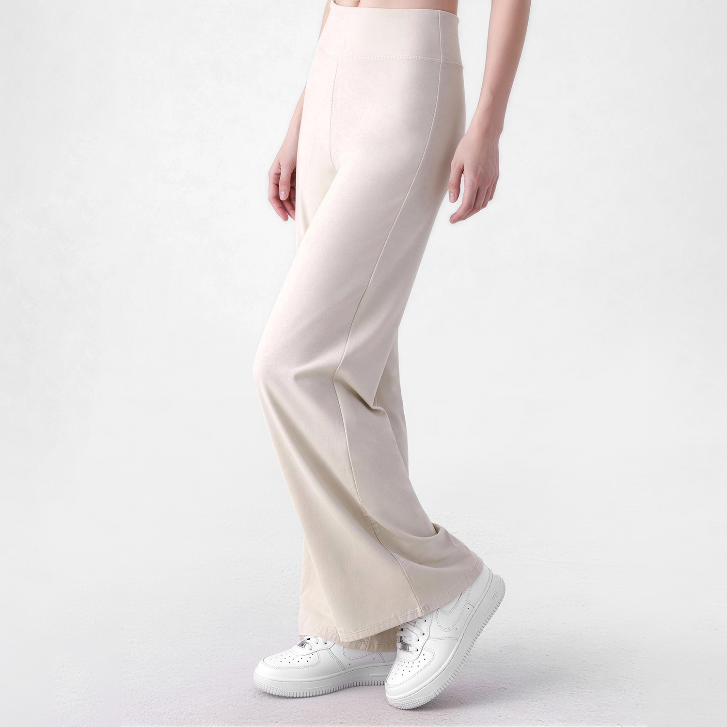 Primavera y verano, pantalones rectos, pantalones deportivos de mujer, pantalones de piernas anchas, pantalones de protección de alta calidad, pantalones de adelgazamiento, pantalones casuales antibacterianos 7A