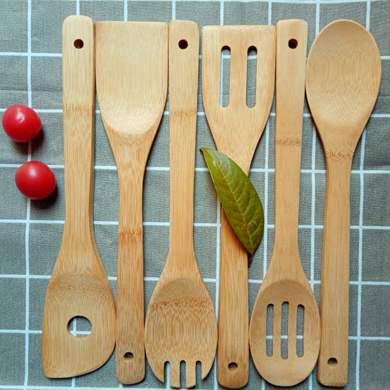 Factory wholesale bamboo cooking utensil...