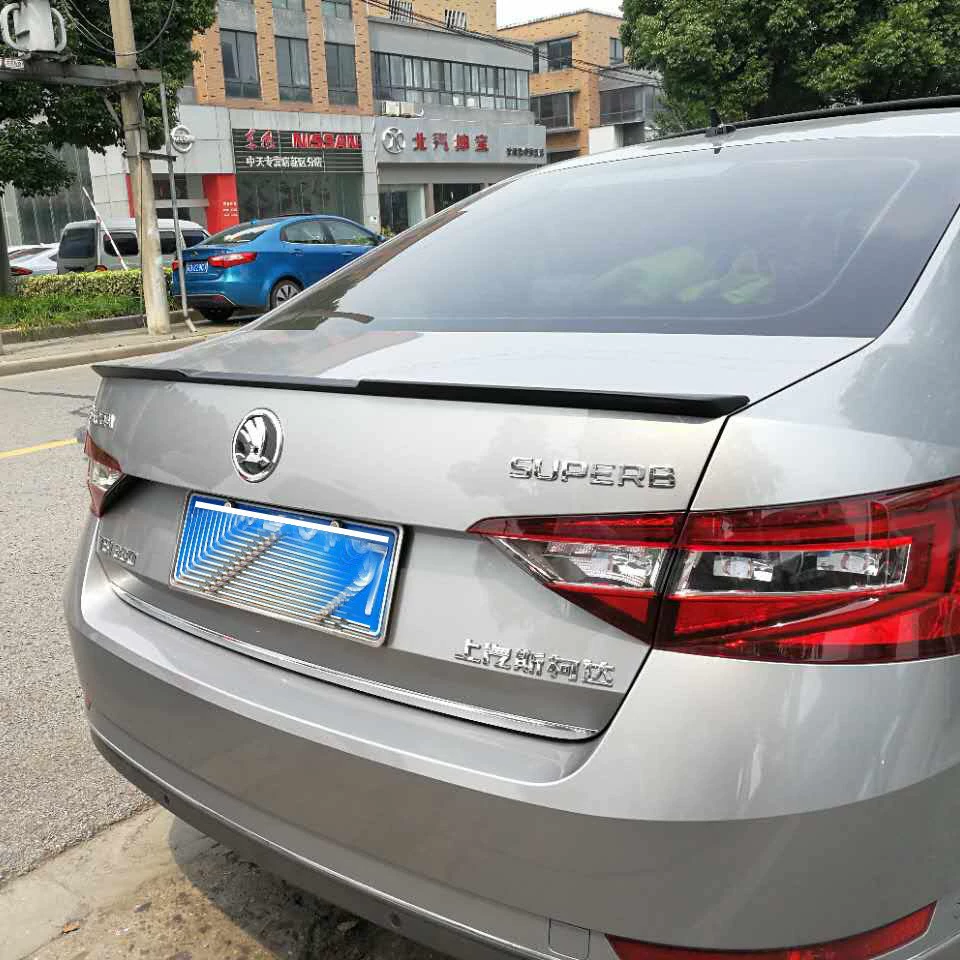 Подходит для Skoda 16-22 New Speed Pie Octavia PRO Tail Pressure Крыло Speed Pie Модифицированный спортивный хвост Украшение из углеродного волокна