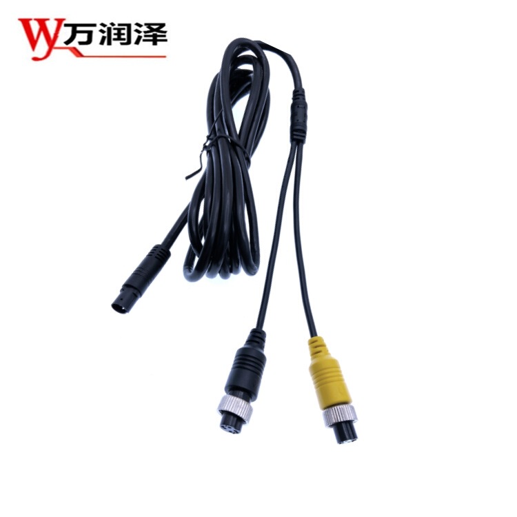 4-core car aviation Cable 8p BMW extension cable car power cord M124 pin surveillance camera cable
