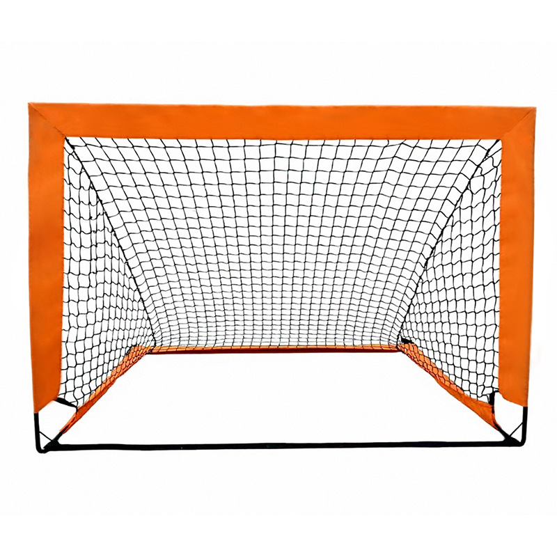 Fabricante suministra portería de fútbol infantil simple, plegable y portátil, equipo de entrenamiento de fútbol fácil de usar para uso en exteriores.