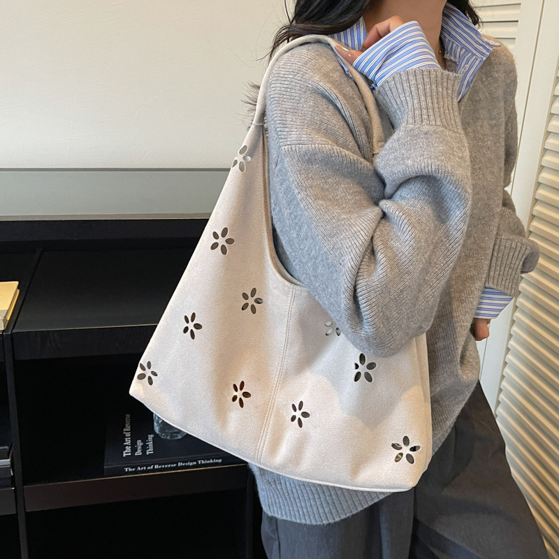 柚佐外贸新款包包女镂空单肩包2025上班通勤腋下包高级感托特包潮|undefined