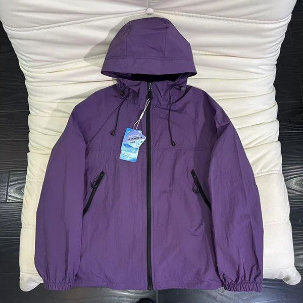 Quick-Drying Breathable Purple Sun Protection Clothing, Summer Thin Ice Silk Anti-Uv Jacket, Mountain-Style Couple's Jacket Quick-Drying Breathable Purple Sun Protection Clothing, Summer Thin Ice Silk Anti-Uv Jacket, Mountain-Style Couple's Jacket