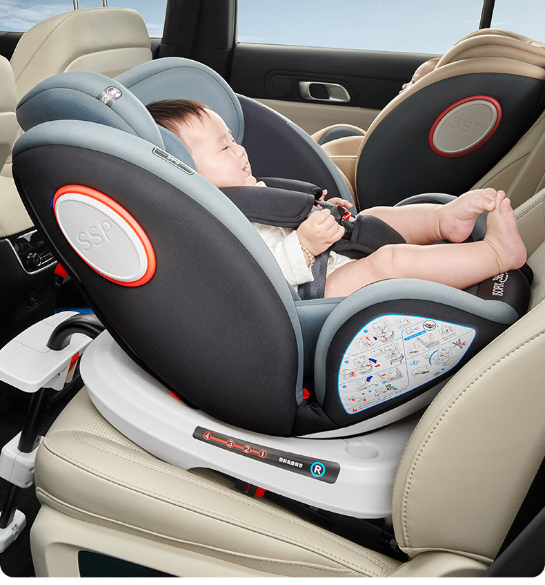 Universal child safety seat car baby infant car newborn 0-4-7-12 years old can sit and lie down