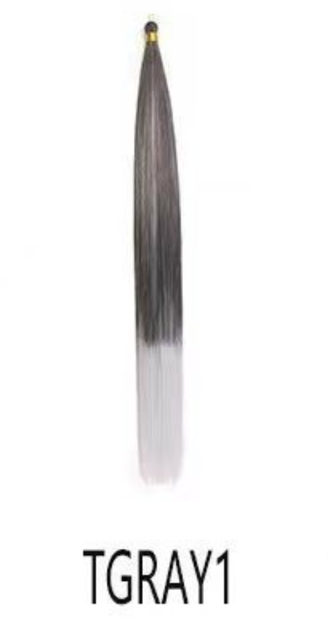 Wholesale Bone Straight bulk hair 24 pulgadas de fibra química Braiding Hair