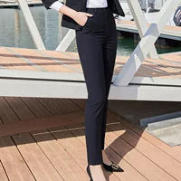 Женские брюки, деловая одежда, деловые брюки, деловые брюки slim fit, черные брюки, весенние и летние рабочие брюки.