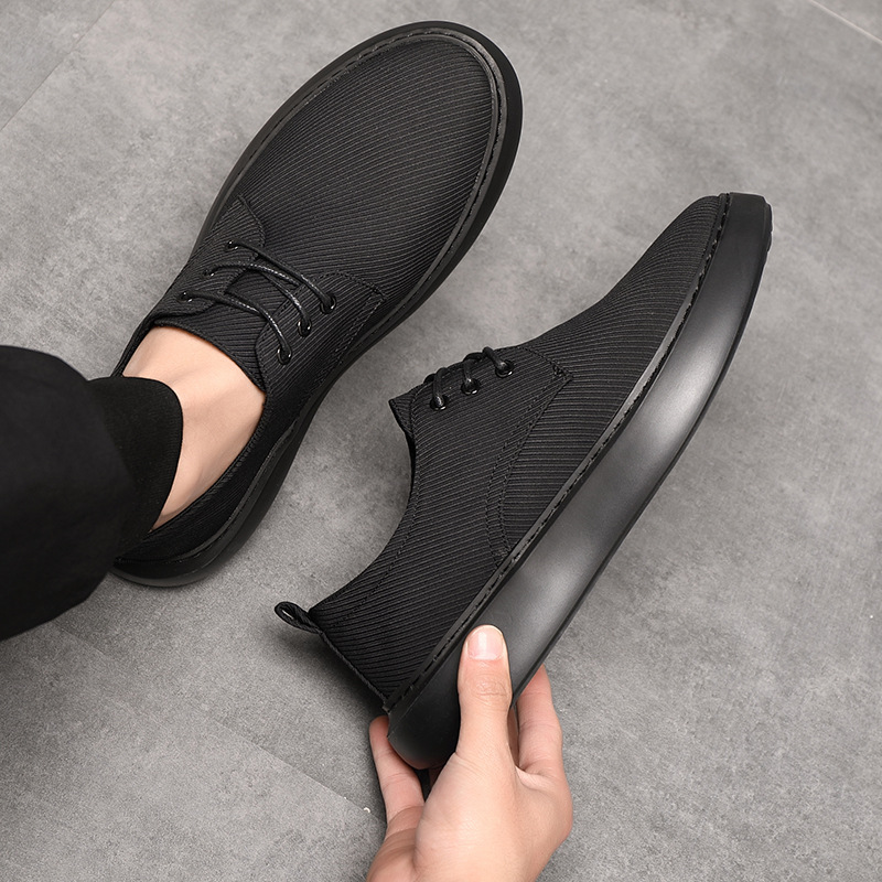 Summer Canvas Shoes Men's Shoes Loafers Summer Men's Shoes Breathable Shoes Men's Lazy Shoes Men's Shoes Trendy Slip-on Casual Shoes