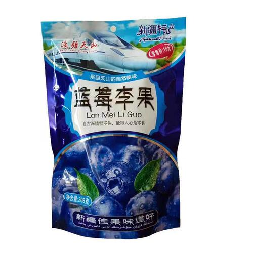 The same model as the train, Xinjiang Yili blueberry dried plum fruit snacks crossing the river and Tianshan fruit all over Tianshan individually packaged