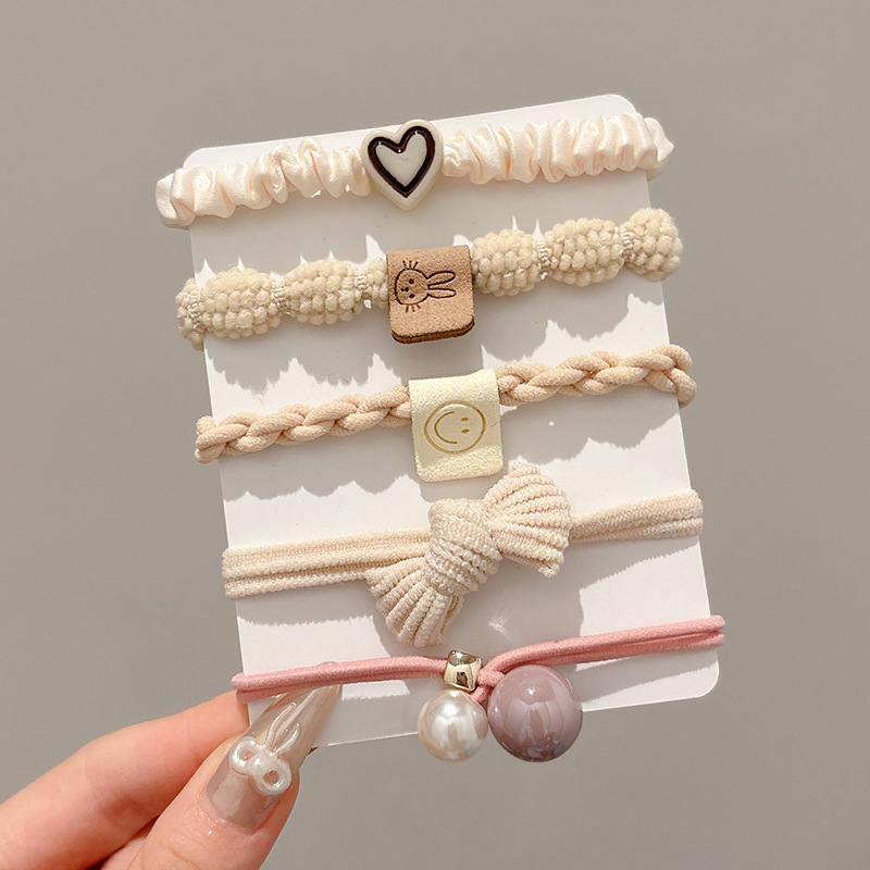 Coleteros, gomas para el pelo para niñas, alta elasticidad y durabilidad, para atar el cabello, nuevos accesorios para el cabello elegantes 2025