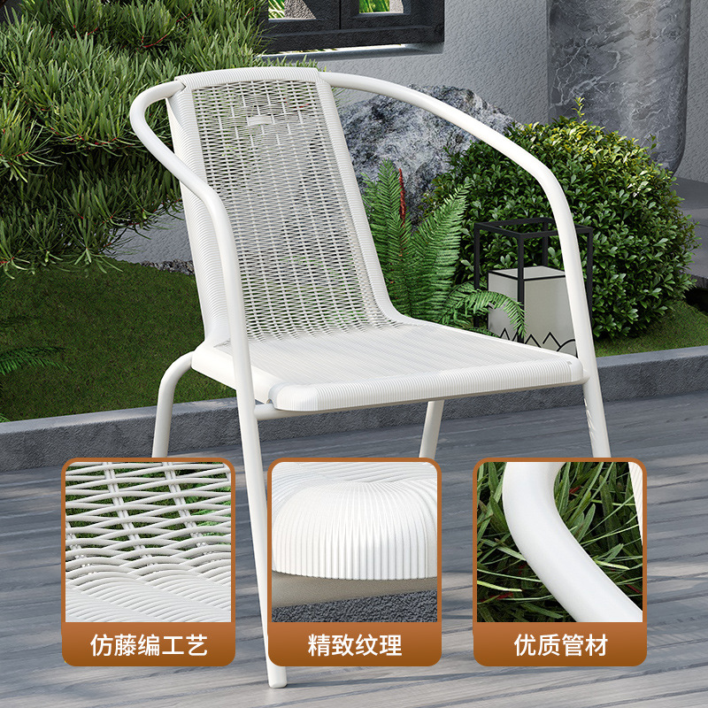 Mesas y sillas plegables de ocio al aire libre, balcones al aire libre, puestos al aire libre, jardín, patio, cafetería, tienda de té con leche, combinación de mesas y sillas