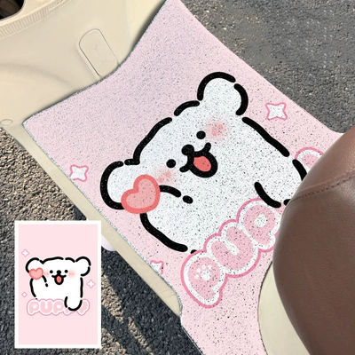 Avtomobil döşəmə paspasları Vehicle Wire Loop Foot - heart-line-dog-2540cm-the-silk-circle-needs-to-be-cut-by-yourself