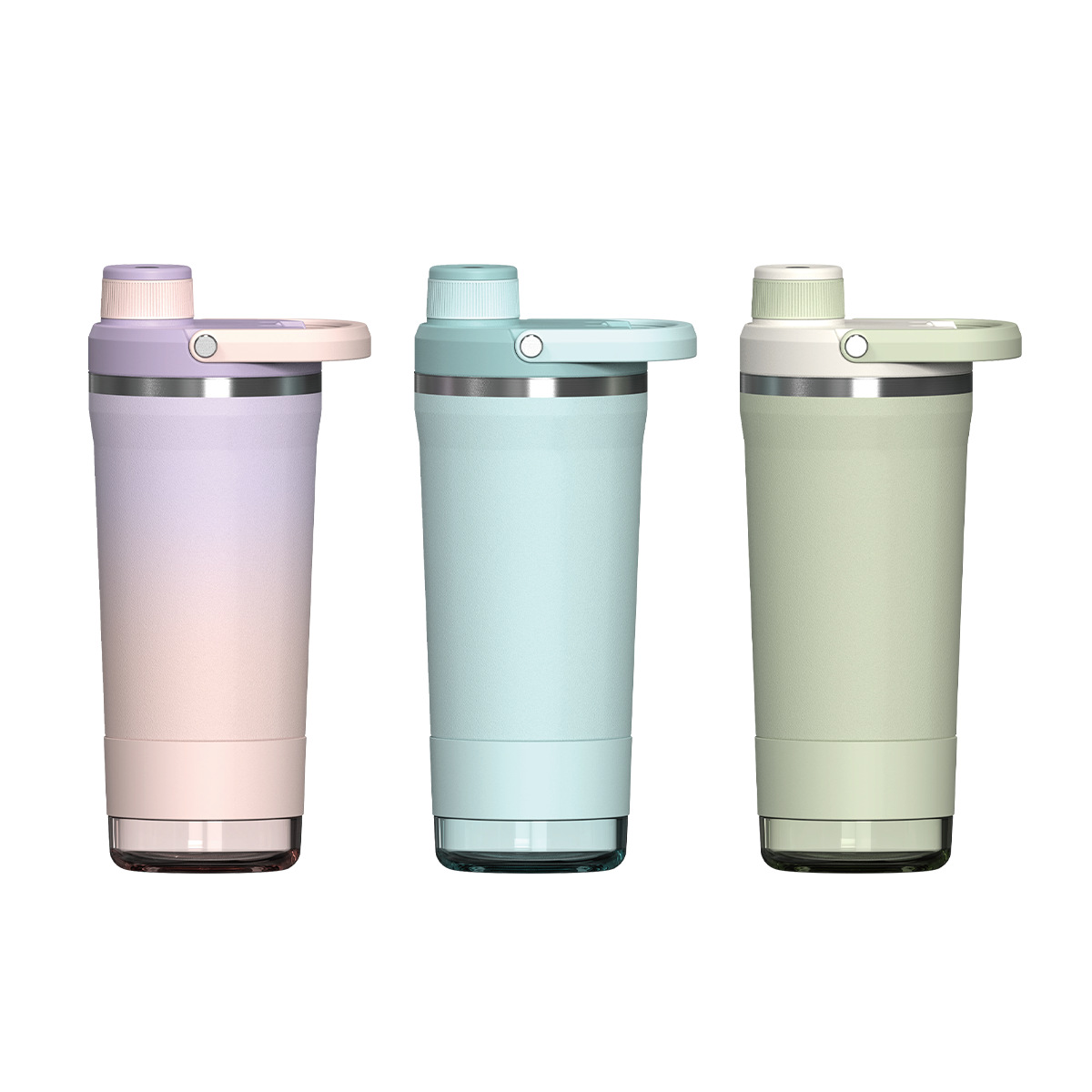 Edelstahl Shaker Becher Für Sport Und Trinkflasche_voghion.com