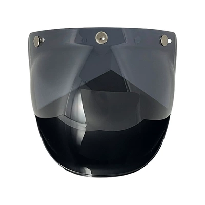 with Curved Surface, Three-Button | Dəbilqə (Kaska) aksesuarları - dark-black