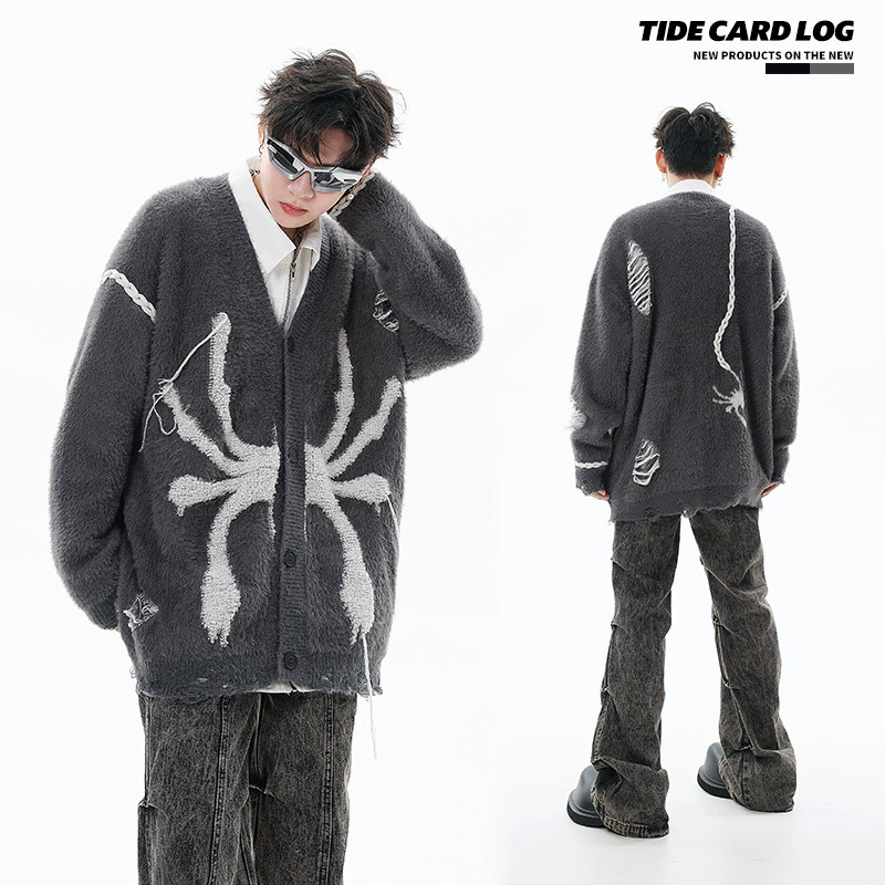 TIDE CARD LOG демисезонный вязаный кардиган для любимой, свитер