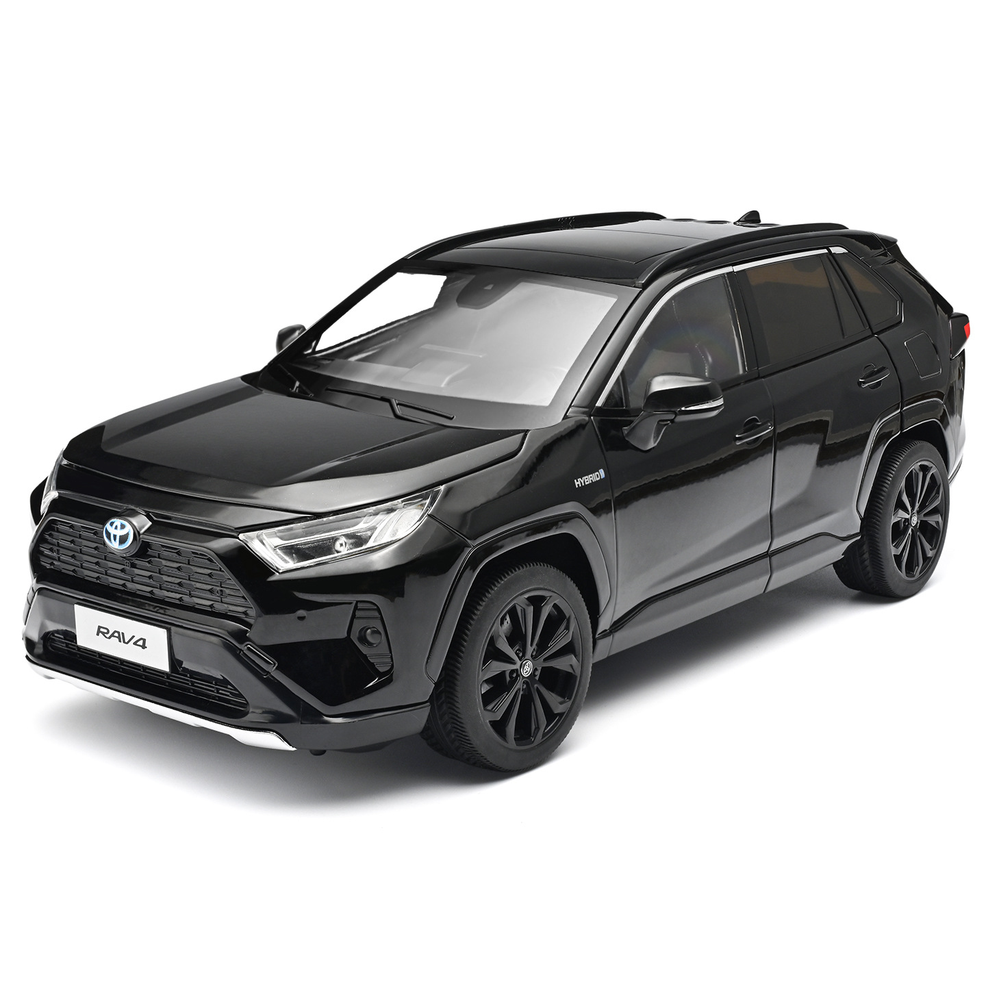 Auténtico 1: 18 Toyota Rongfang RAV4 modelo de automóvil de aleación deslizante puerta abierta para el hogar blando adornos de estilo atmosférico
