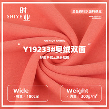 色拉姆澳絨雙面 針織磨毛秋冬RT抓毛保暖打底內衣面料 德絨布料