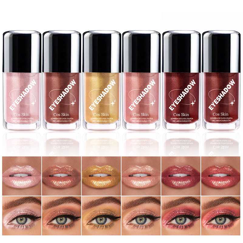 Cross-border overseas makeup: CosSkin liquid eyeshadow, natural and smudge-proof, with private labeling and drop shipping available