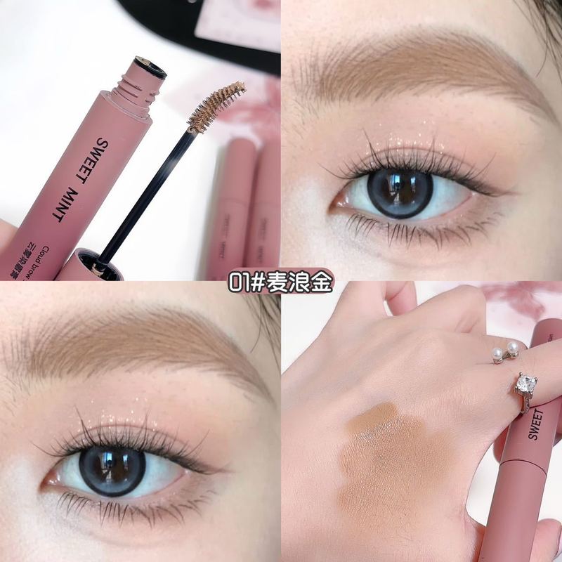sweet mint云雾染眉膏持妆不易晕染自然立体显色野生眉棕色染眉膏|undefined
