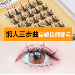 Large-capacity scarecrow lazy trilogy fine twigs small devil segmented comic single cluster natural graft false eyelashes