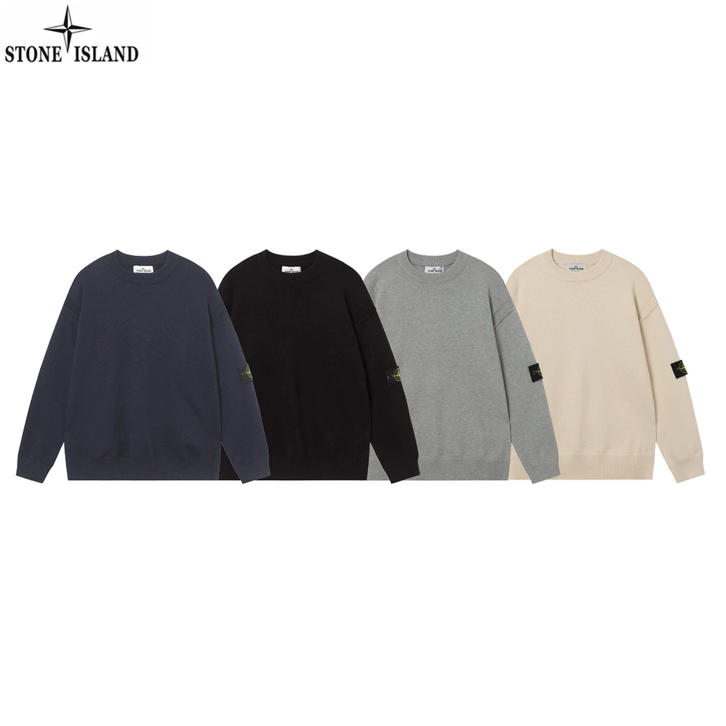Высококачественная правильная версия нового casual вязаного пуловера Stone Island 24FW для мужчин и женщин, в одном стиле как для стрижек